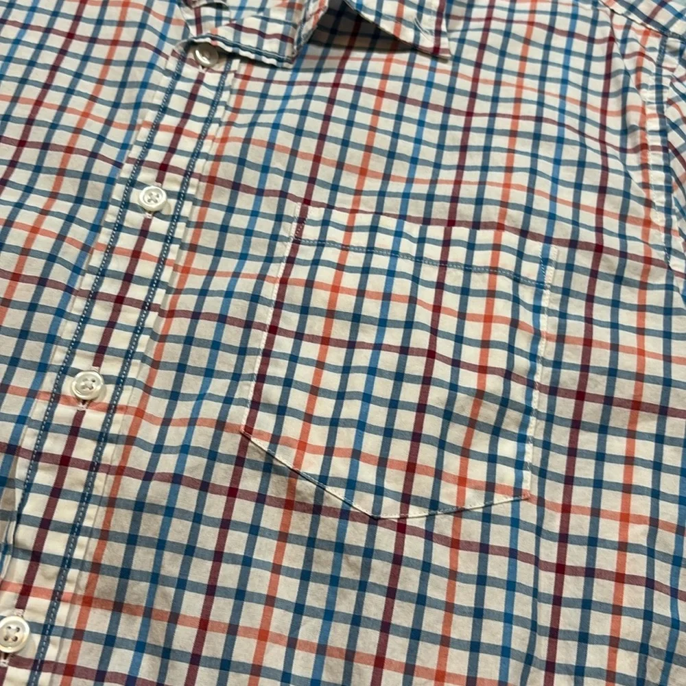 J. Crew Mercantile Flex Plaid Button Down Shirt sz L